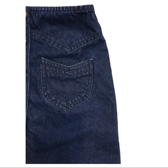 ASOS Denim Button Up high waist Skirt 100% cotton - Picture 6 of 7